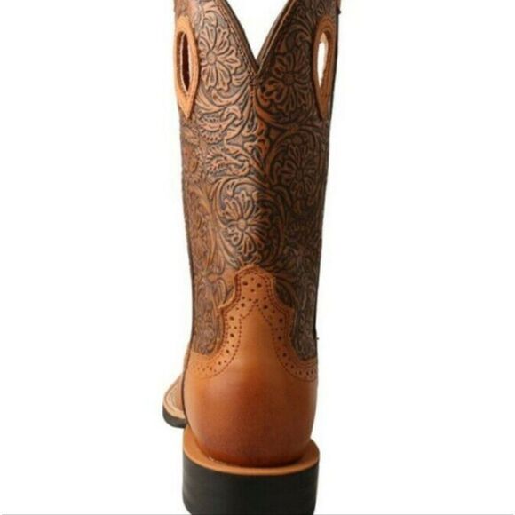 Twisted X Ruff Stock Western Performance Boots- Broad Square Toe - Picture 7 of 13